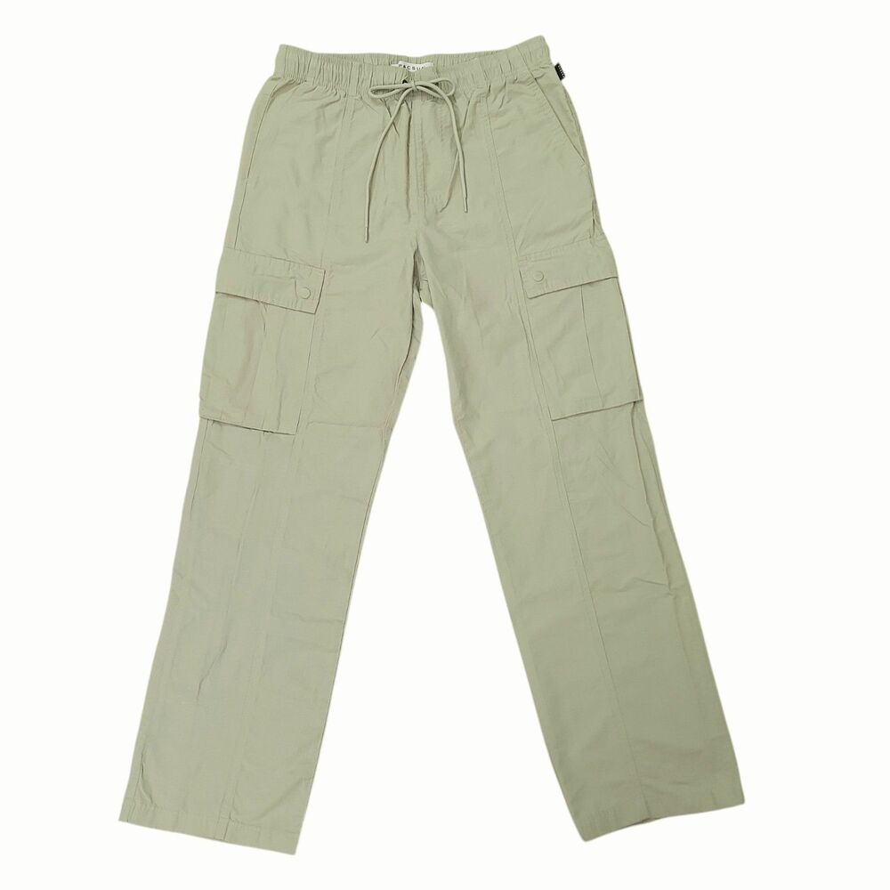 Pacsun Cargo Pants Mens Small Green Baggy Lightweight Comfort Skater Streetwear